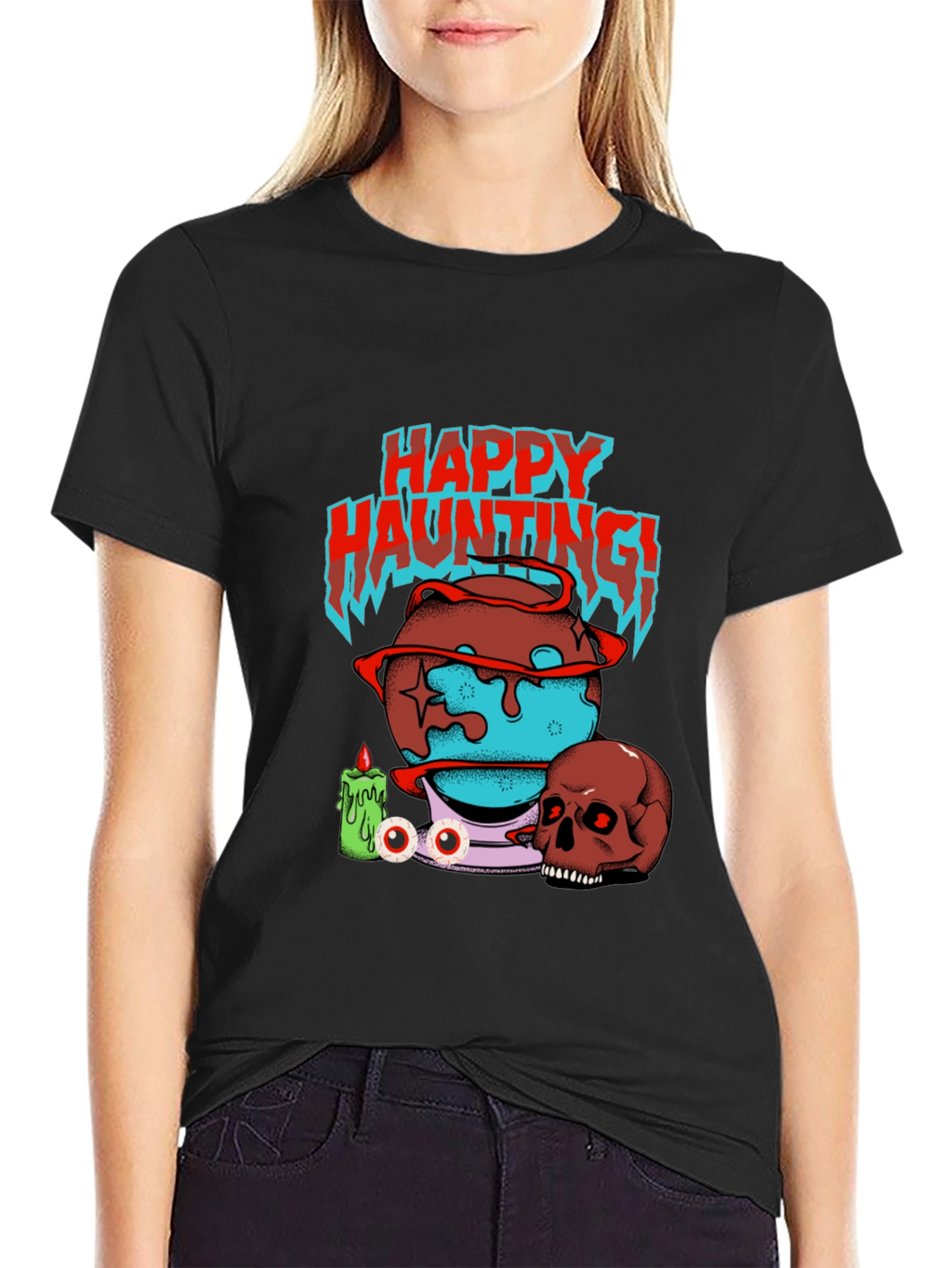 Happy Haunting Graphic T-Shirt