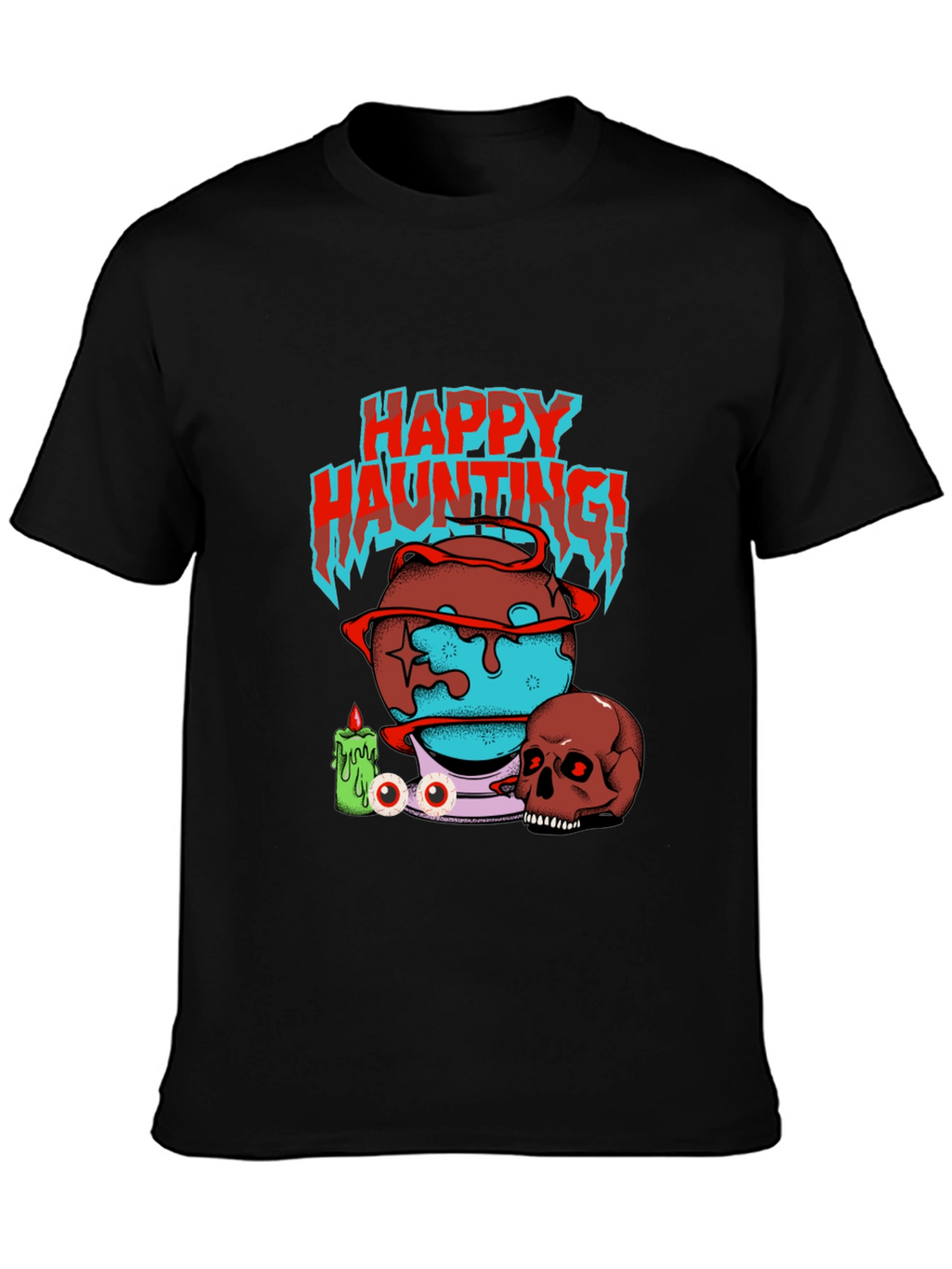 Happy Haunting Graphic T-Shirt