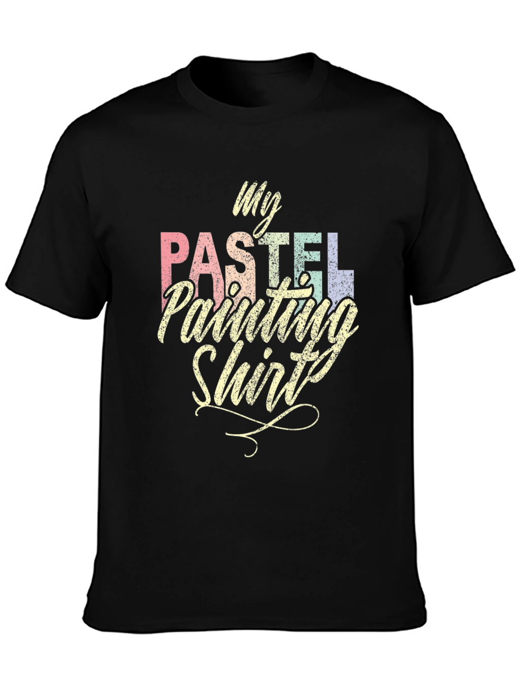 Pastel Painting Shirt - Artistic Graphic Tee