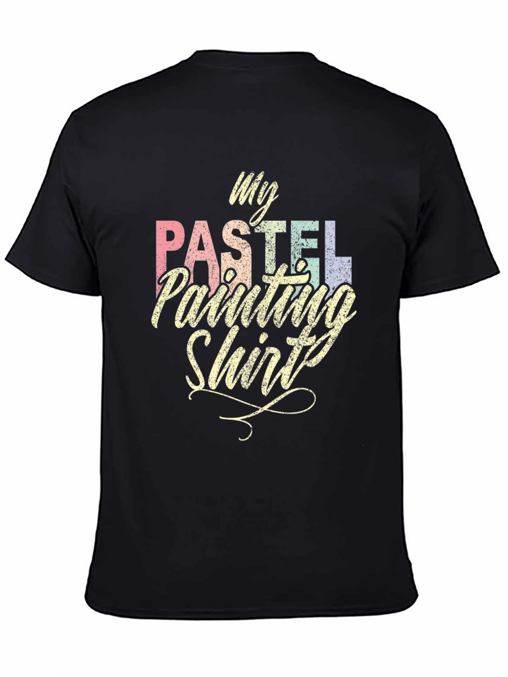 Pastel Painting Shirt - Artistic Graphic Tee