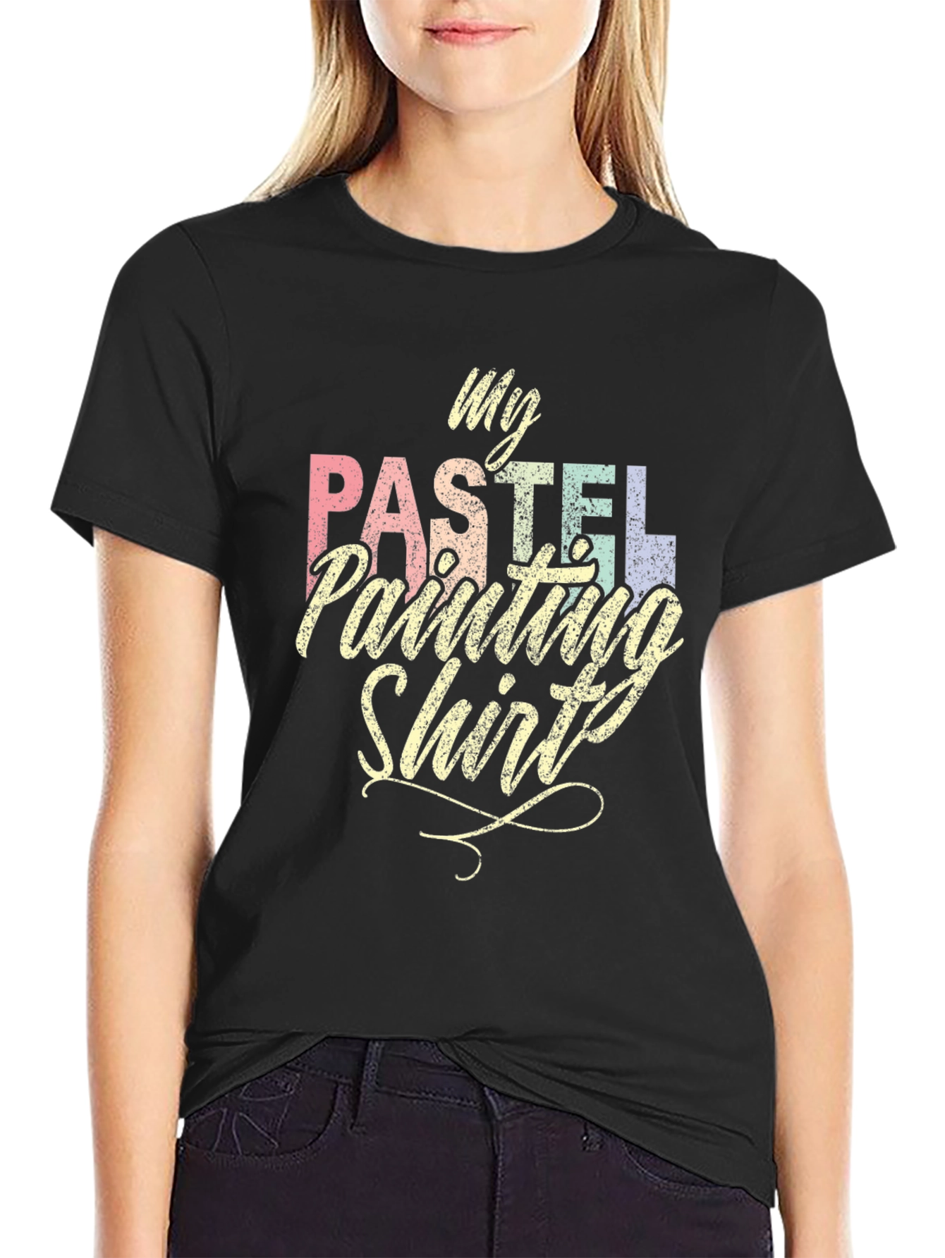 Pastel Painting Shirt - Artistic Graphic Tee