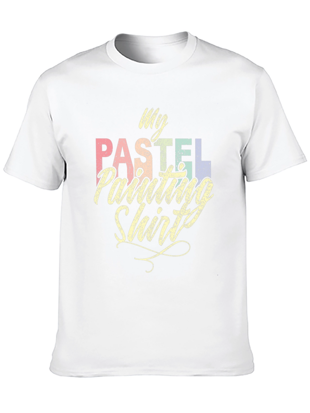 Pastel Painting Shirt - Artistic Graphic Tee