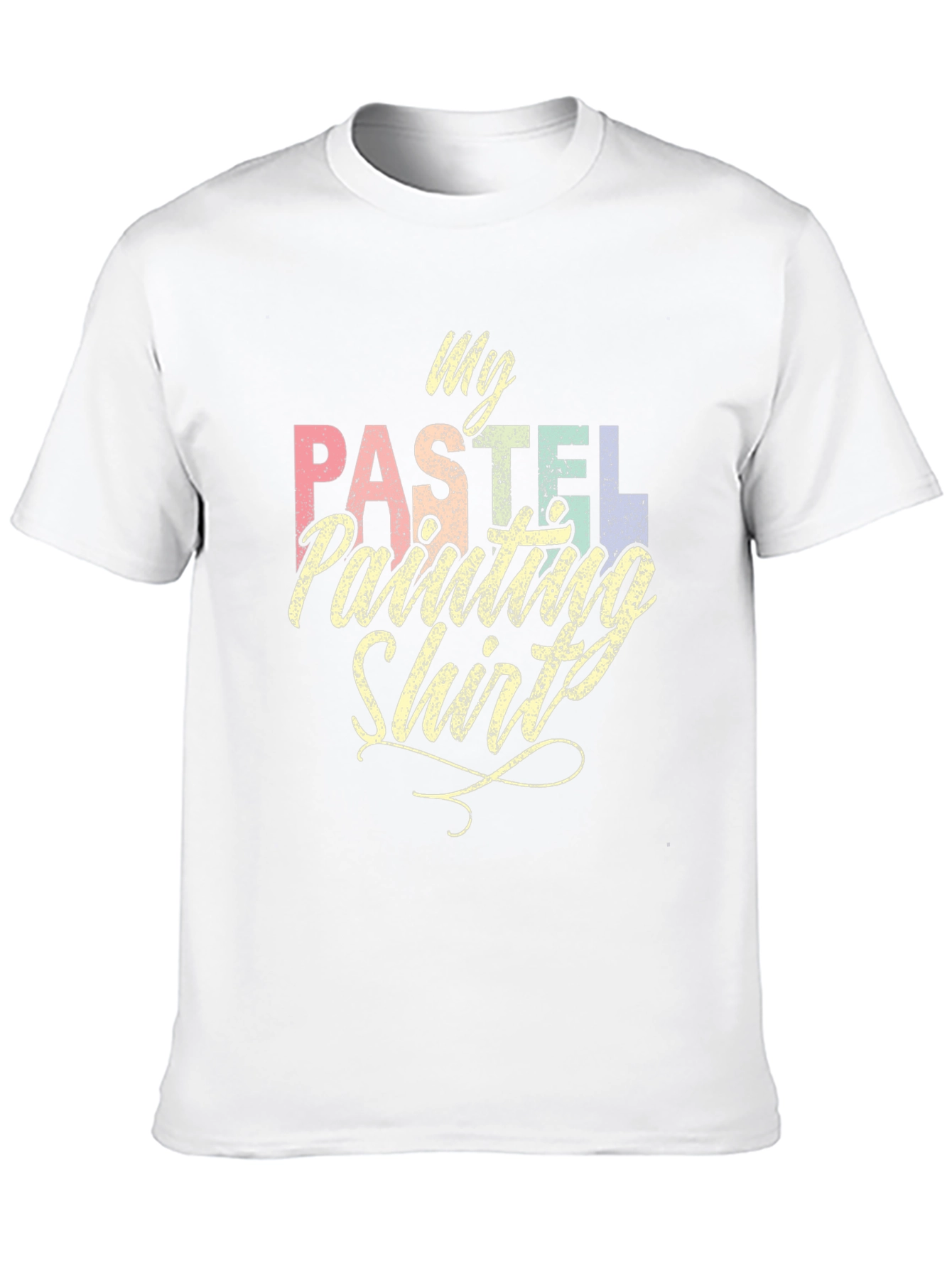 Pastel Painting Shirt - Artistic Graphic Tee