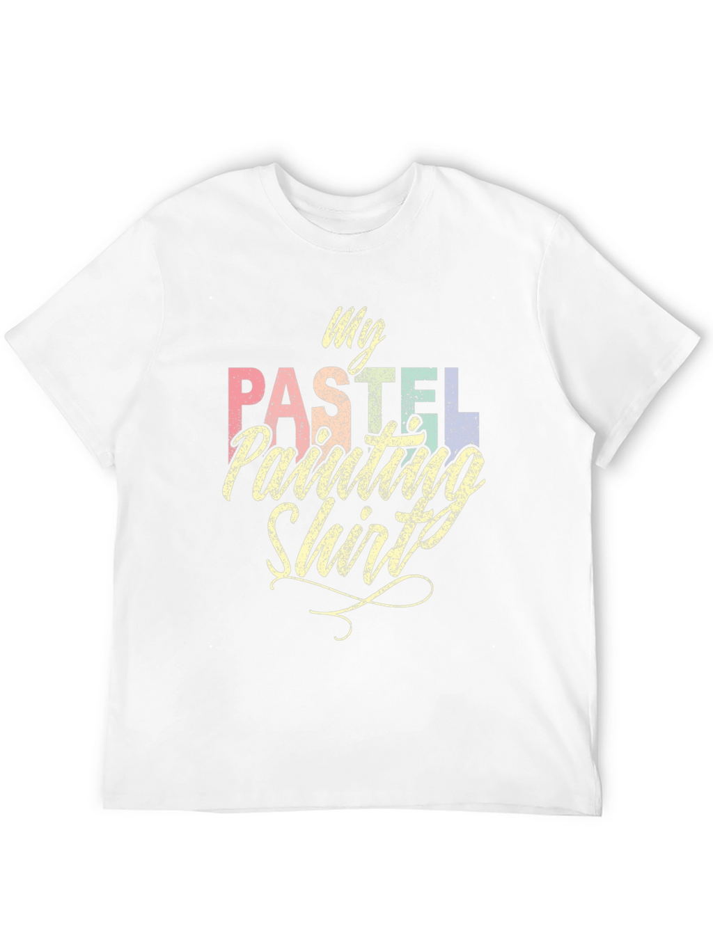 Pastel Painting Shirt - Artistic Graphic Tee