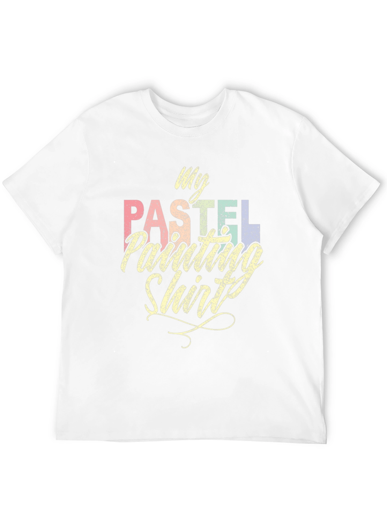 Pastel Painting Shirt - Artistic Graphic Tee