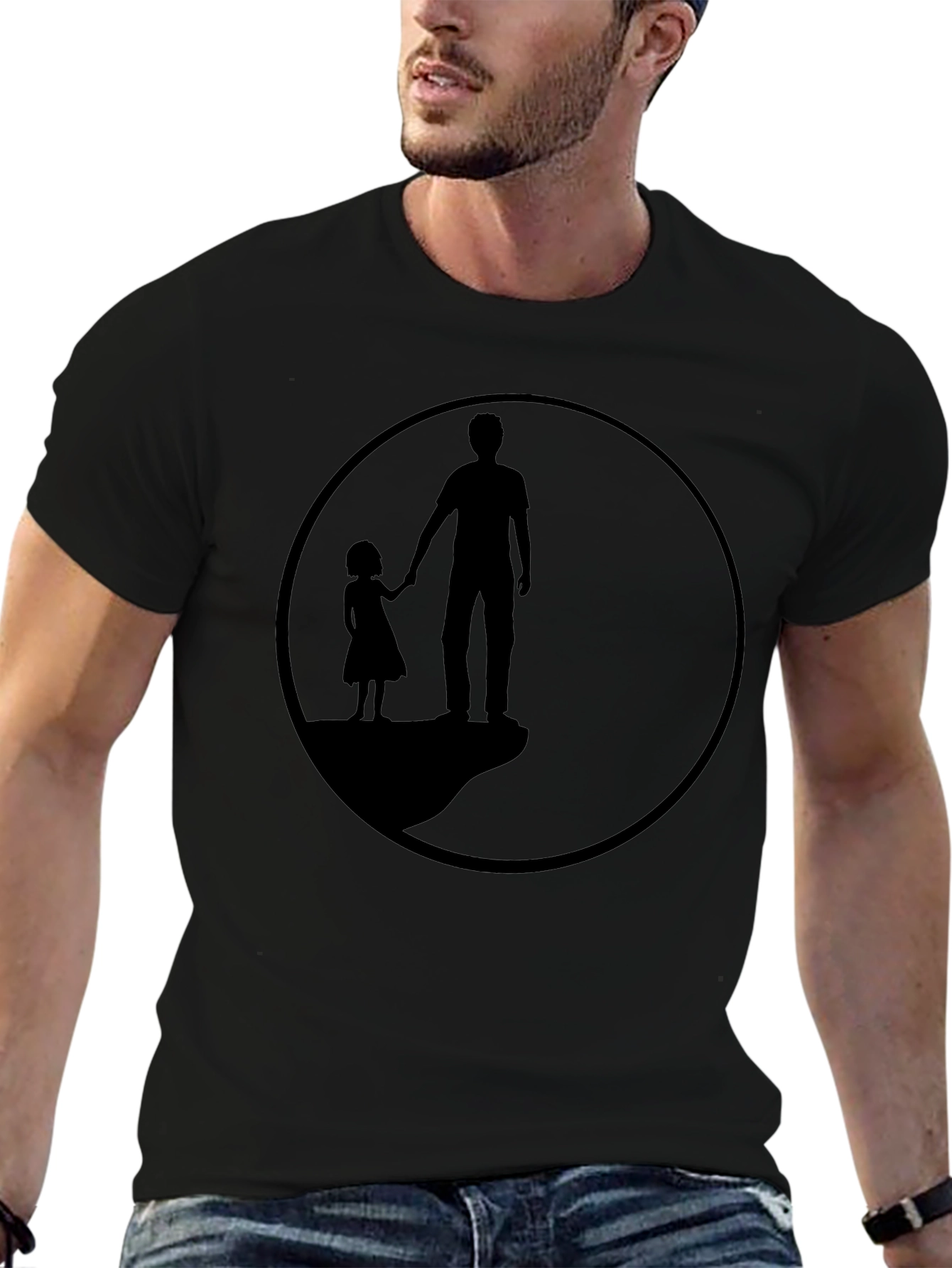 Silhouette Father & Daughter Graphic Tee