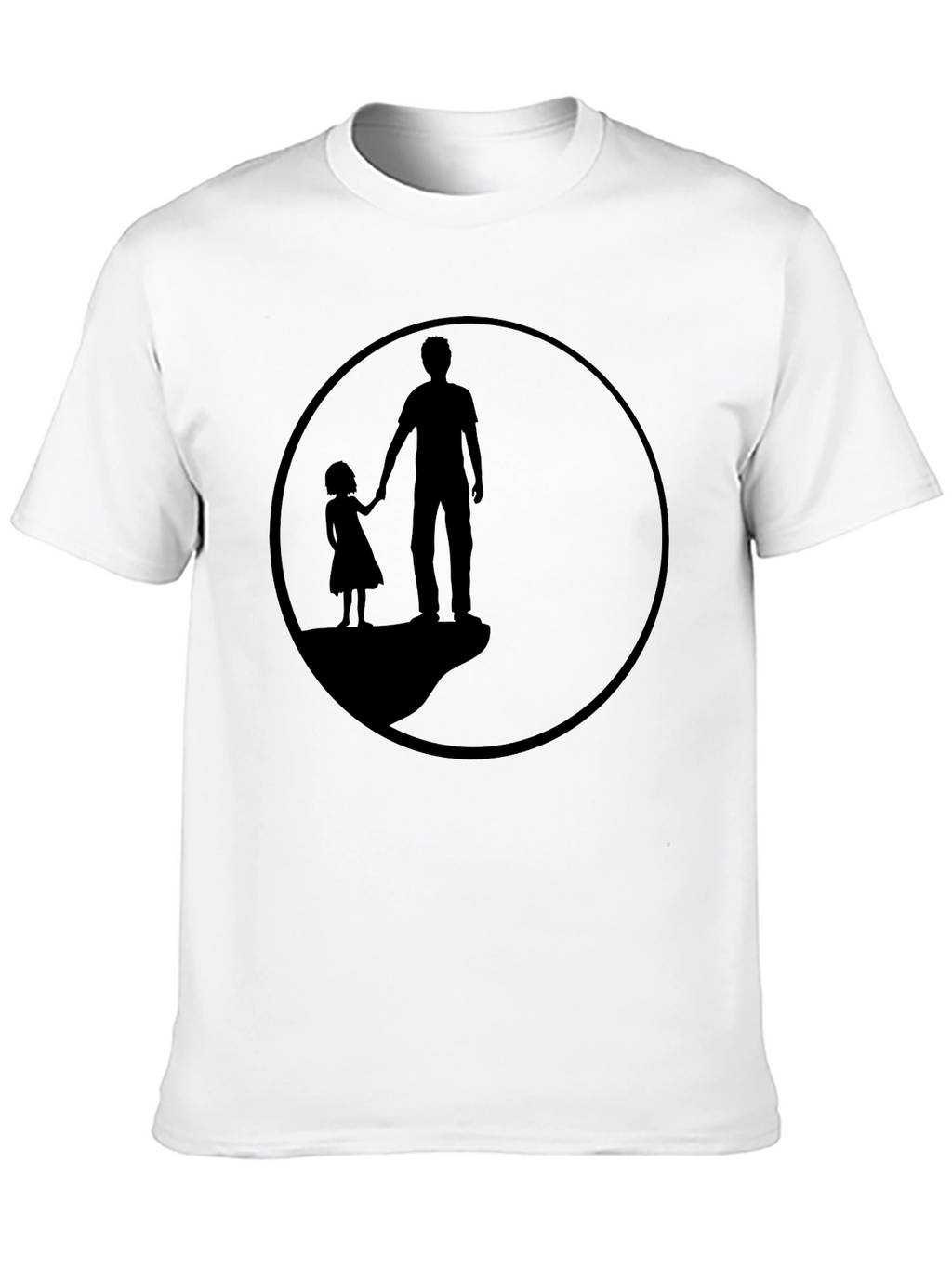Silhouette Father & Daughter Graphic Tee