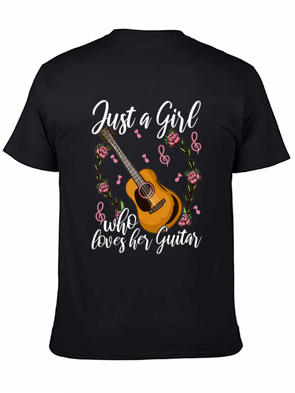 Just A Girl Who Loves Her Guitar T-Shirt