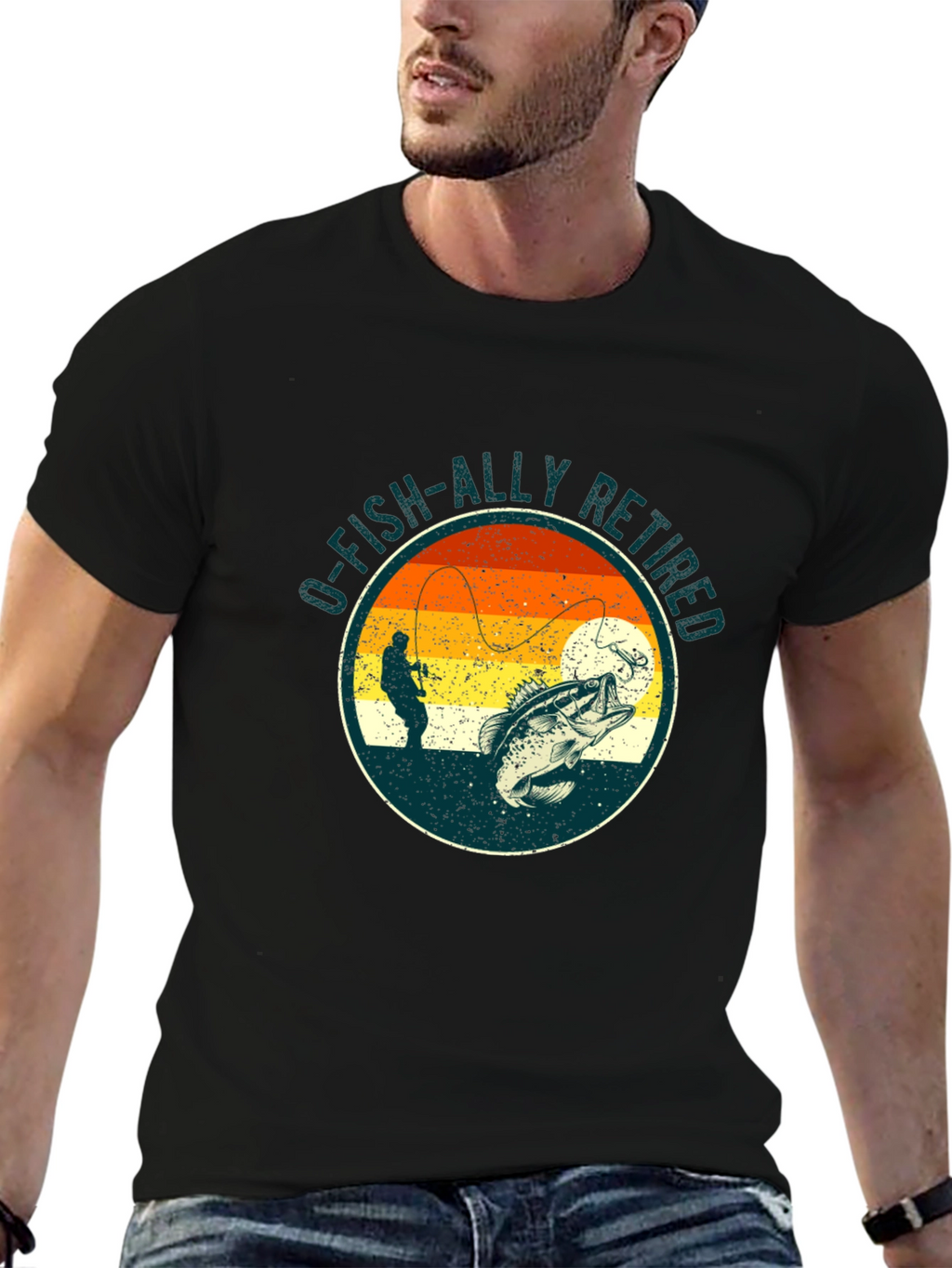 O-Fish-Ally Retired Fishing T-Shirt