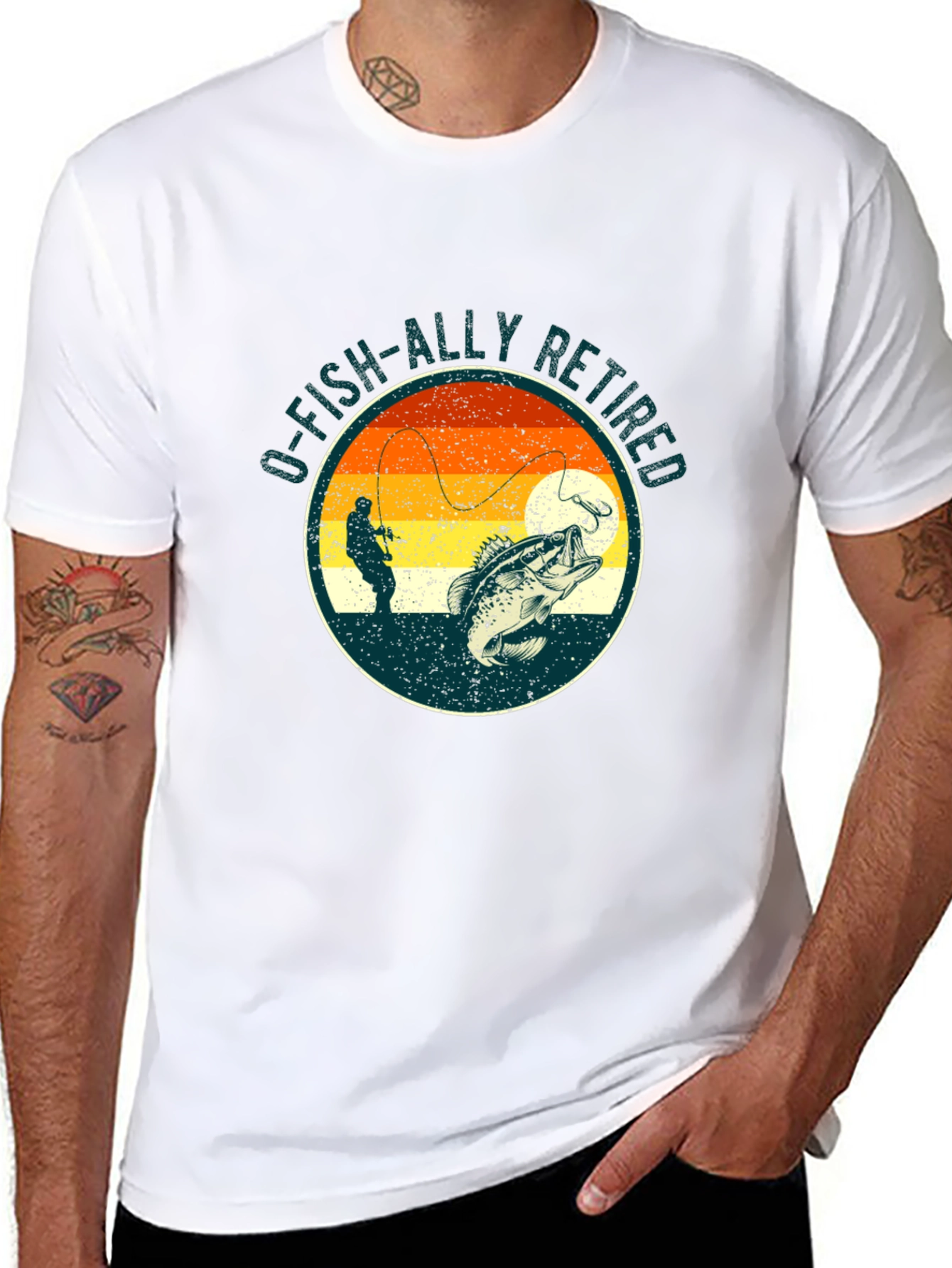 O-Fish-Ally Retired Fishing T-Shirt