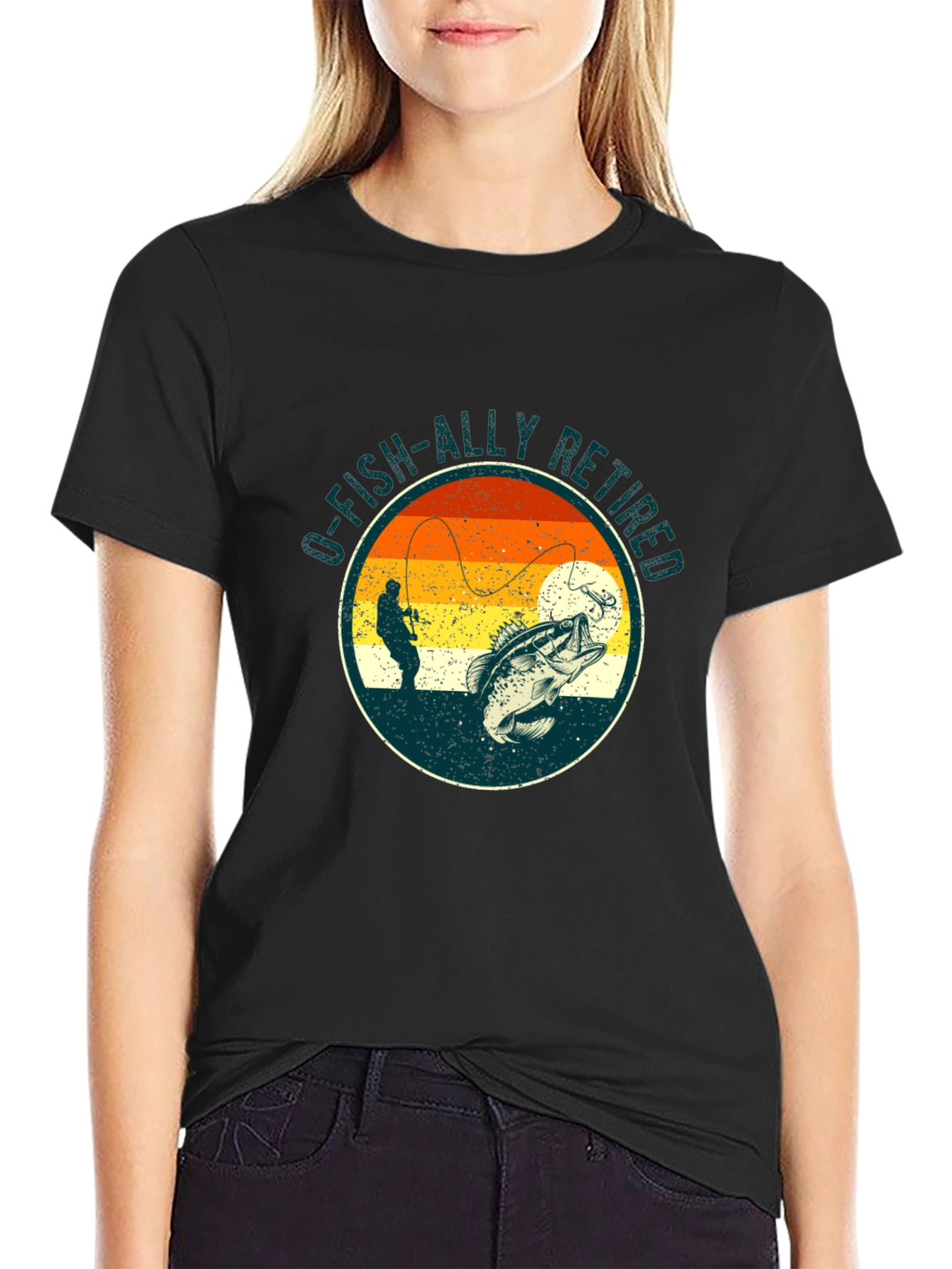 O-Fish-Ally Retired Fishing T-Shirt
