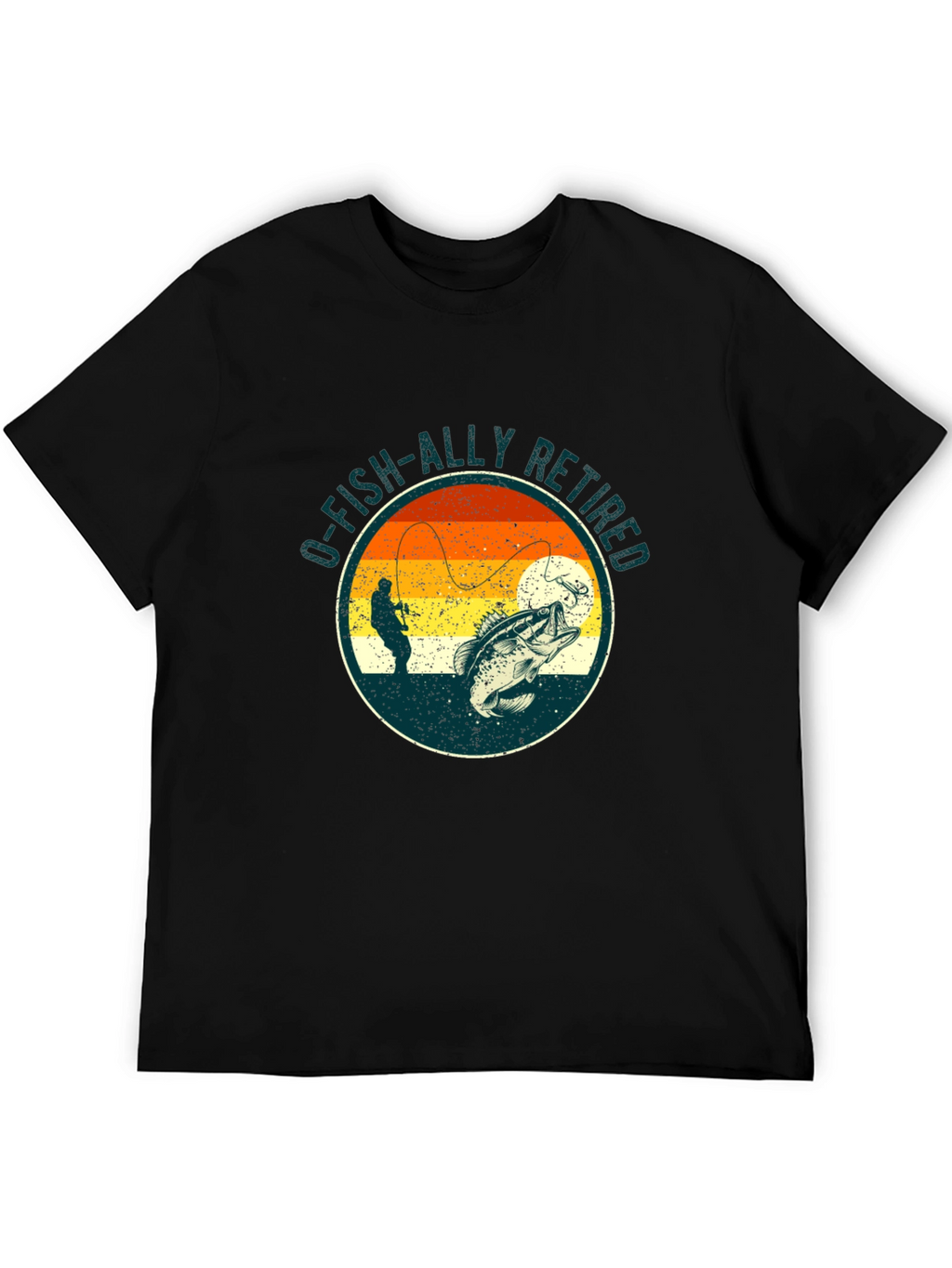O-Fish-Ally Retired Fishing T-Shirt