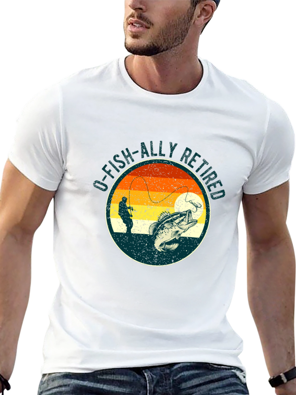 O-Fish-Ally Retired Fishing T-Shirt