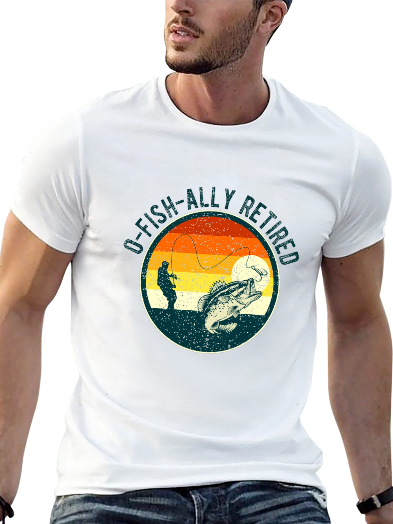 O-Fish-Ally Retired Fishing T-Shirt
