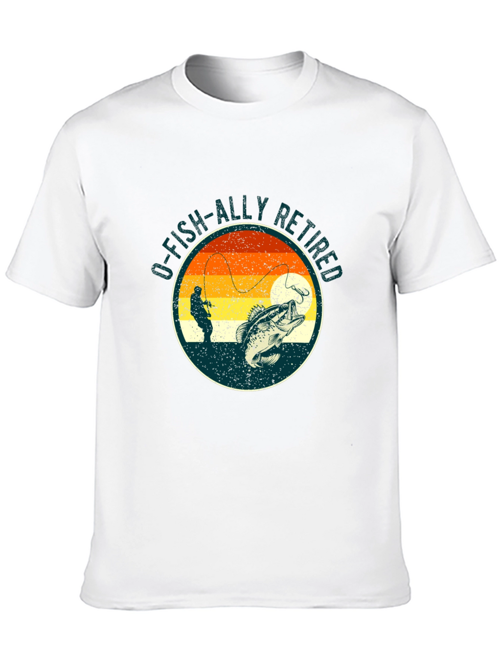 O-Fish-Ally Retired Fishing T-Shirt
