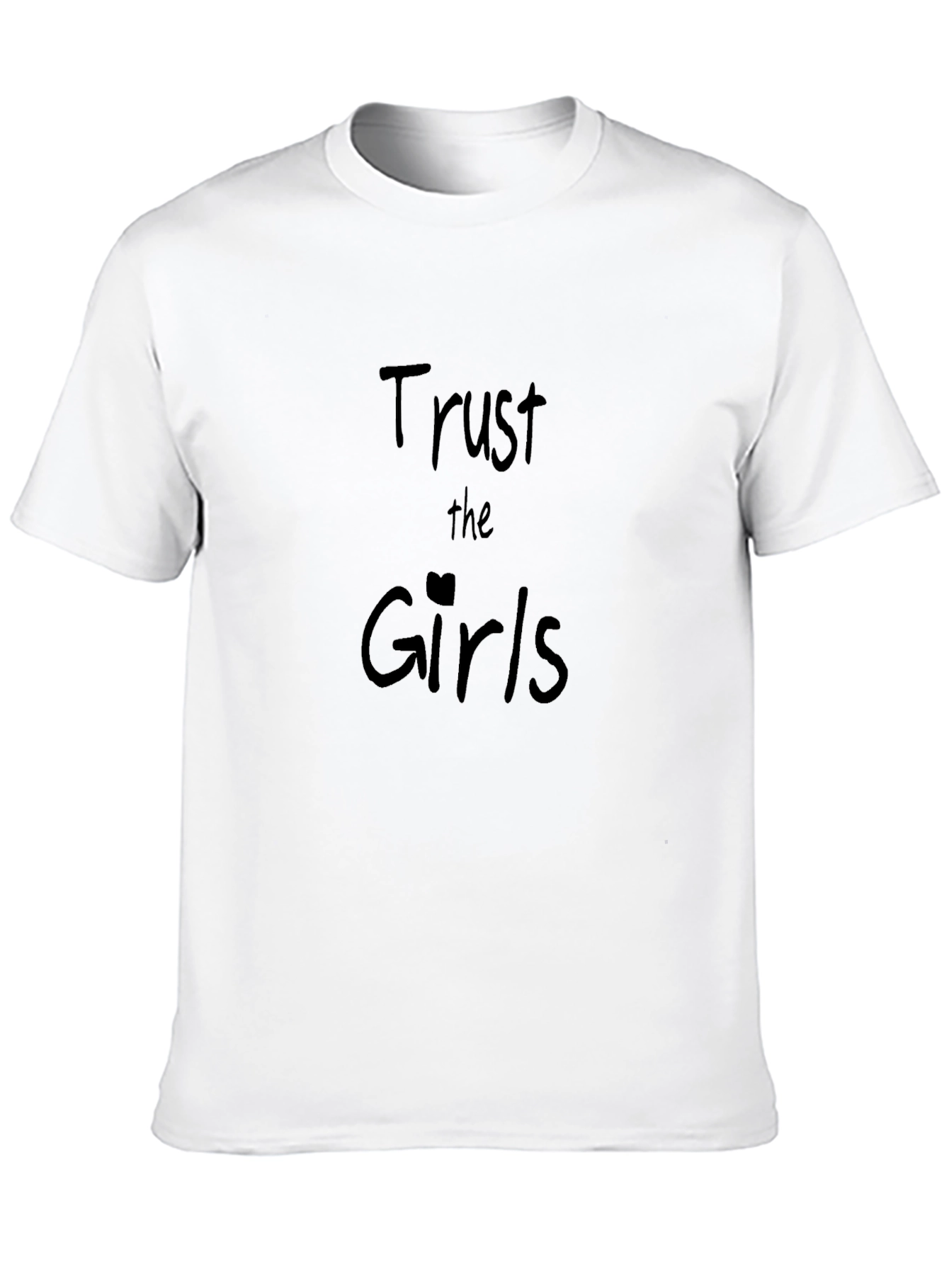 Trust the Girls Black Graphic Tee