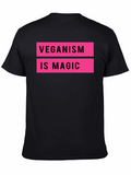 Veganism is Magic Black T-Shirt