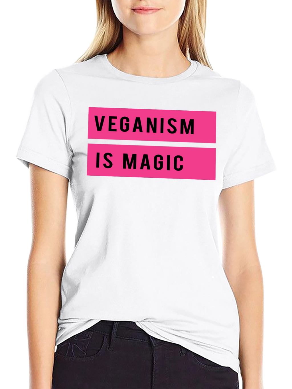 Veganism is Magic Black T-Shirt
