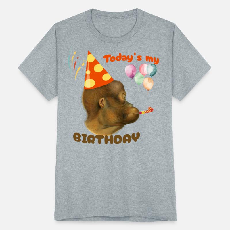 today is my birtday funny monkey