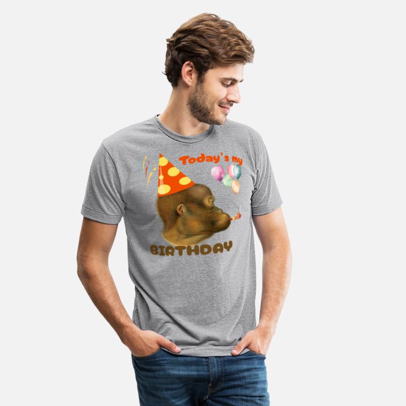today is my birtday funny monkey