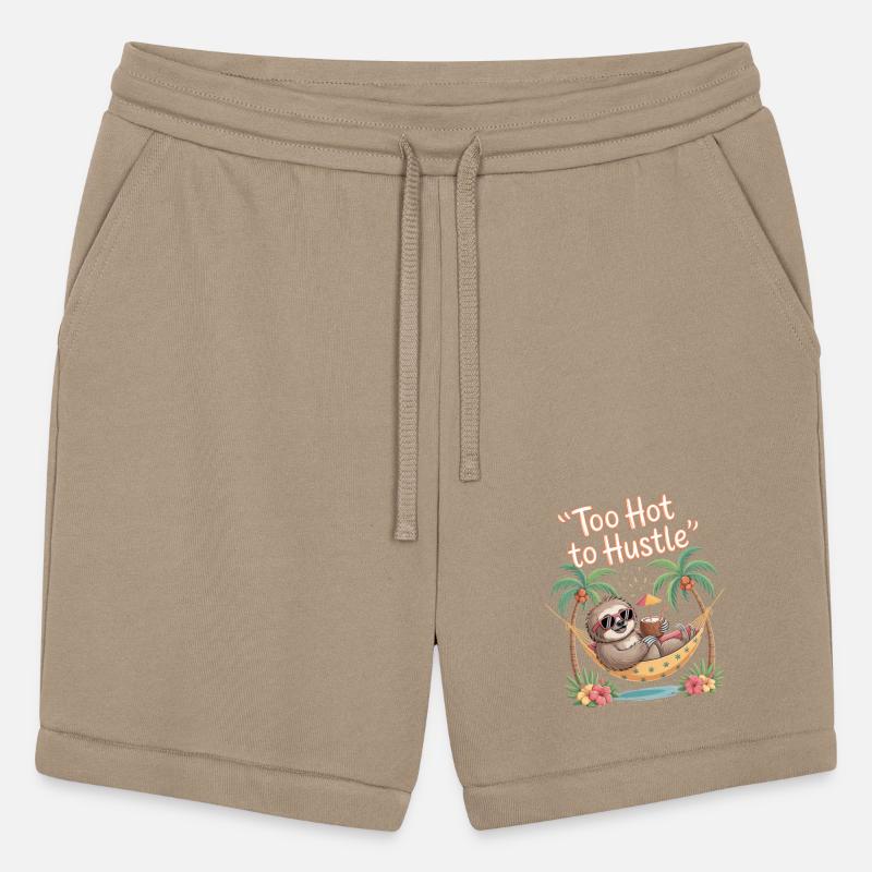 Too Hot to Hustle Sloth Design