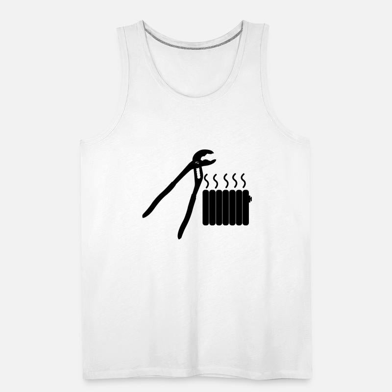 Tools heating mechanic logo pipe wrench and centra