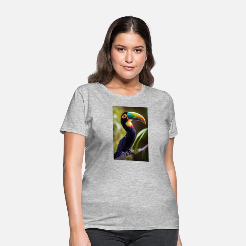 Toucan on a branch in the jungle