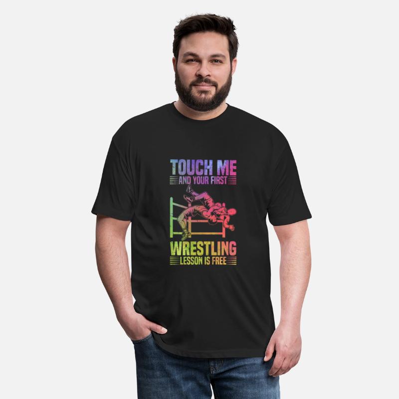 Touch Me And Your First Wrestling Lesson Is Free -