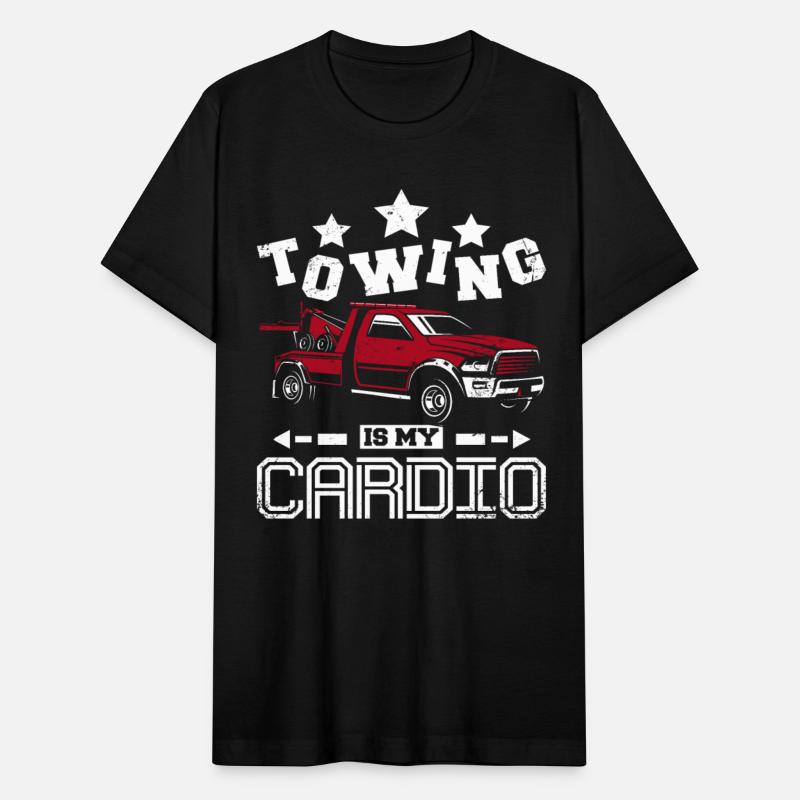 Towing is my cardio Tow truck driver