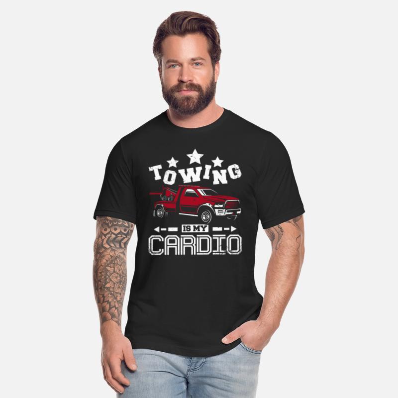 Towing is my cardio Tow truck driver