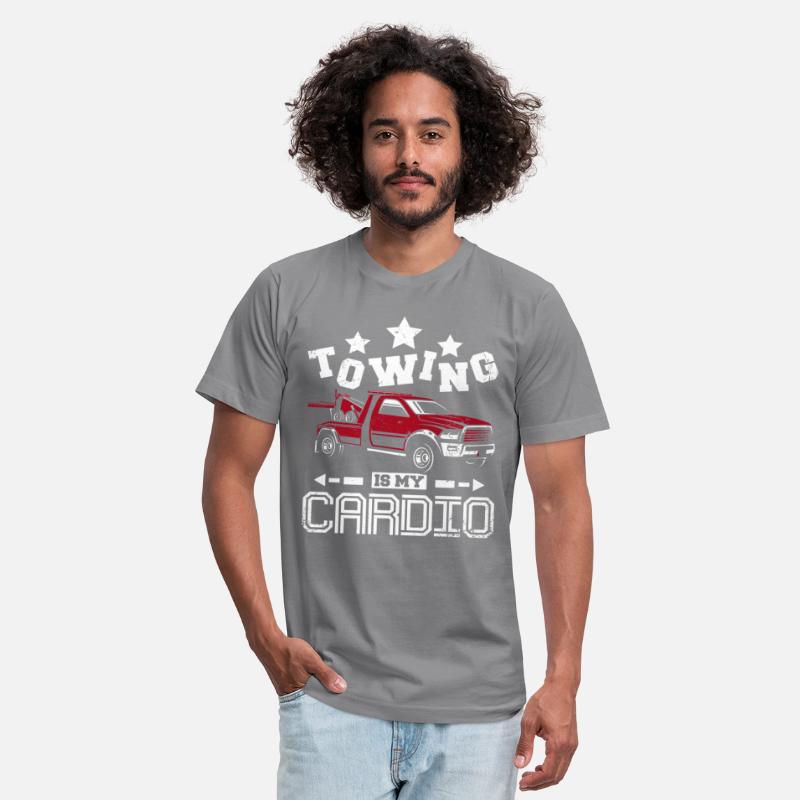 Towing is my cardio Tow truck driver
