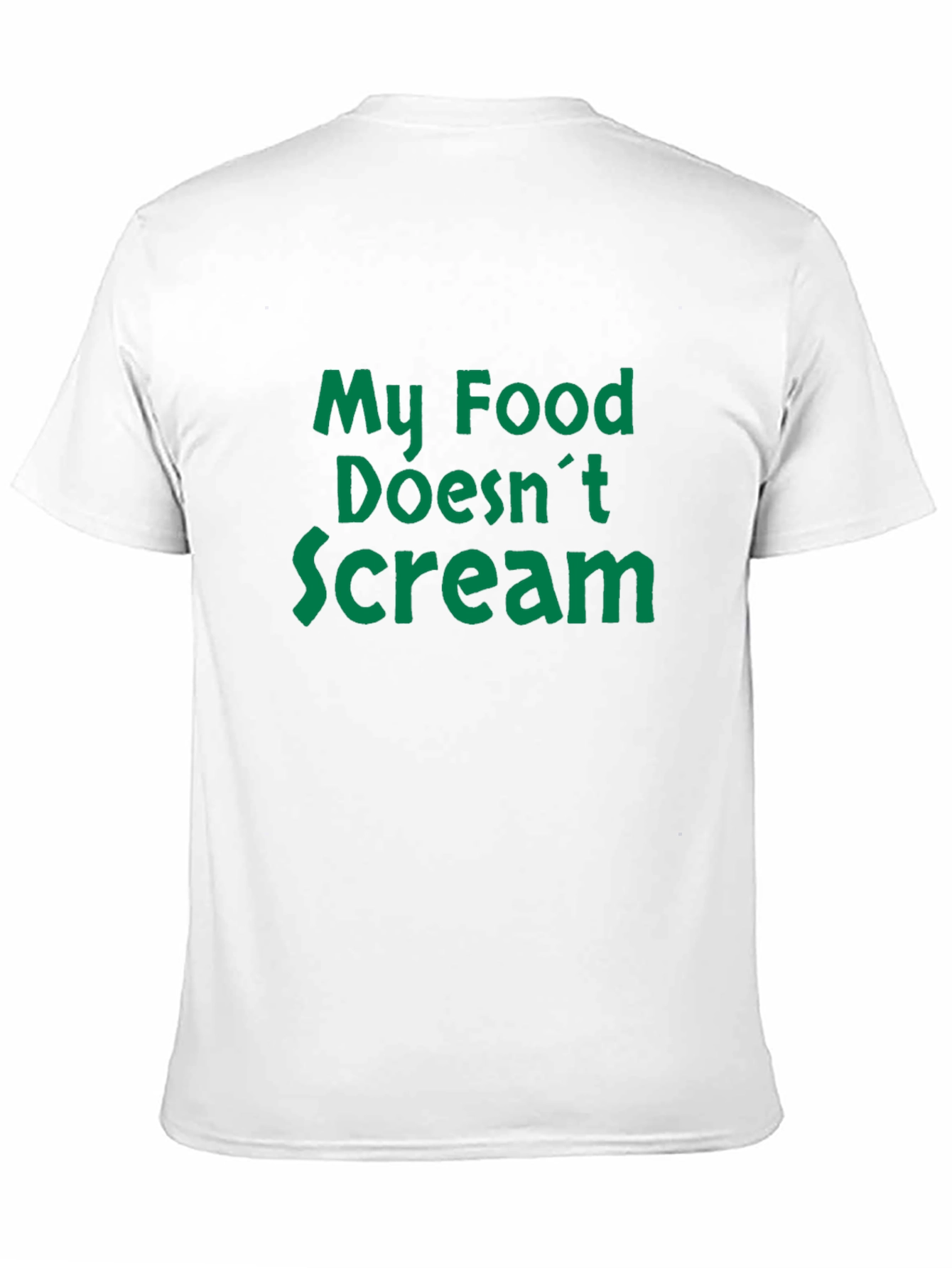 Vegan T-Shirt - My Food Doesnt Scream
