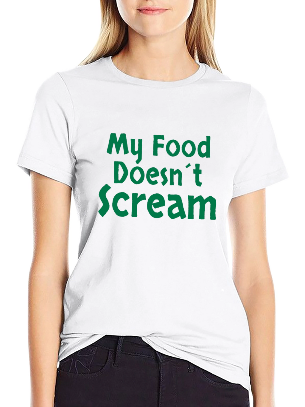 Vegan T-Shirt - My Food Doesnt Scream