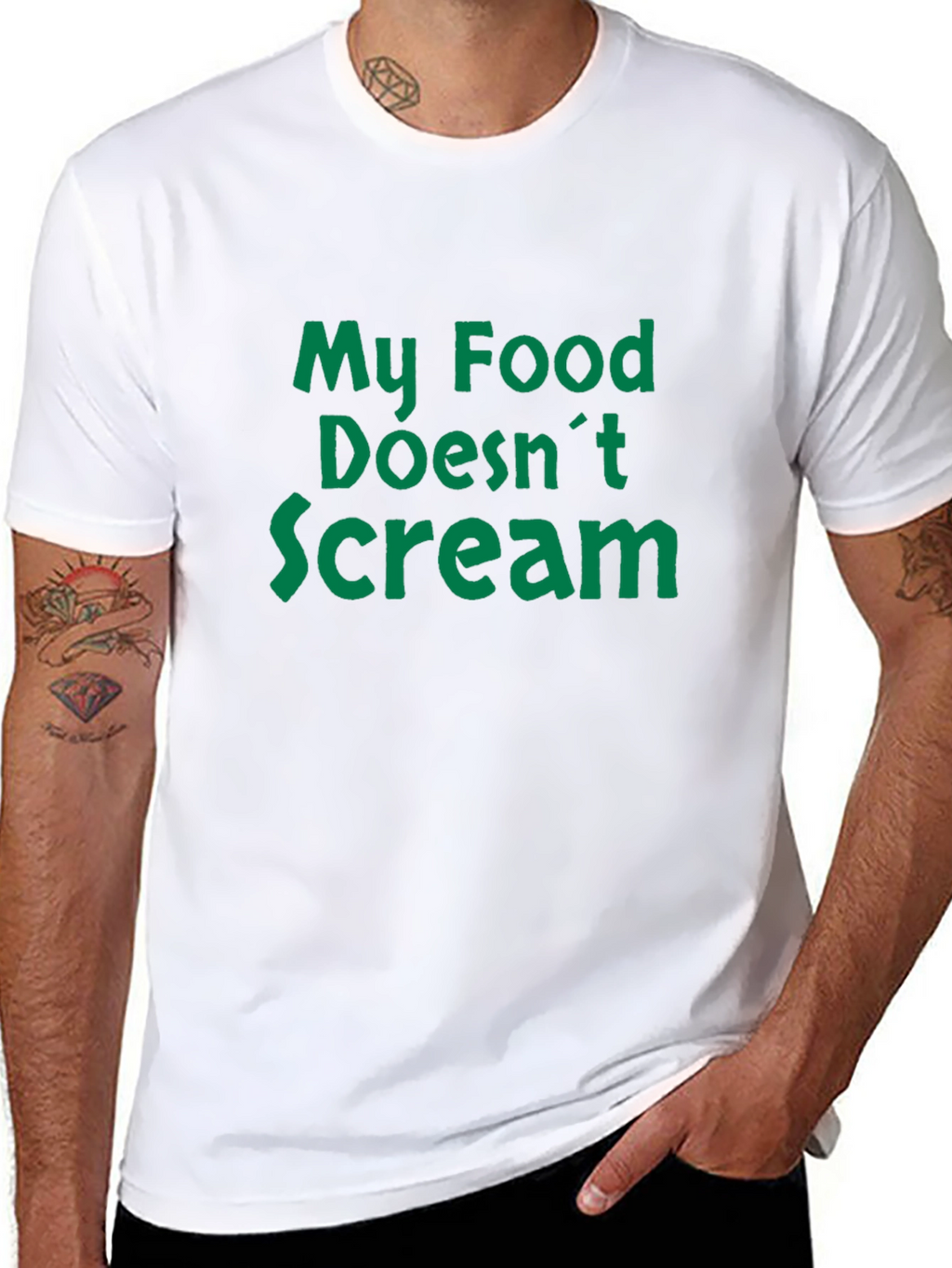 Vegan T-Shirt - My Food Doesnt Scream