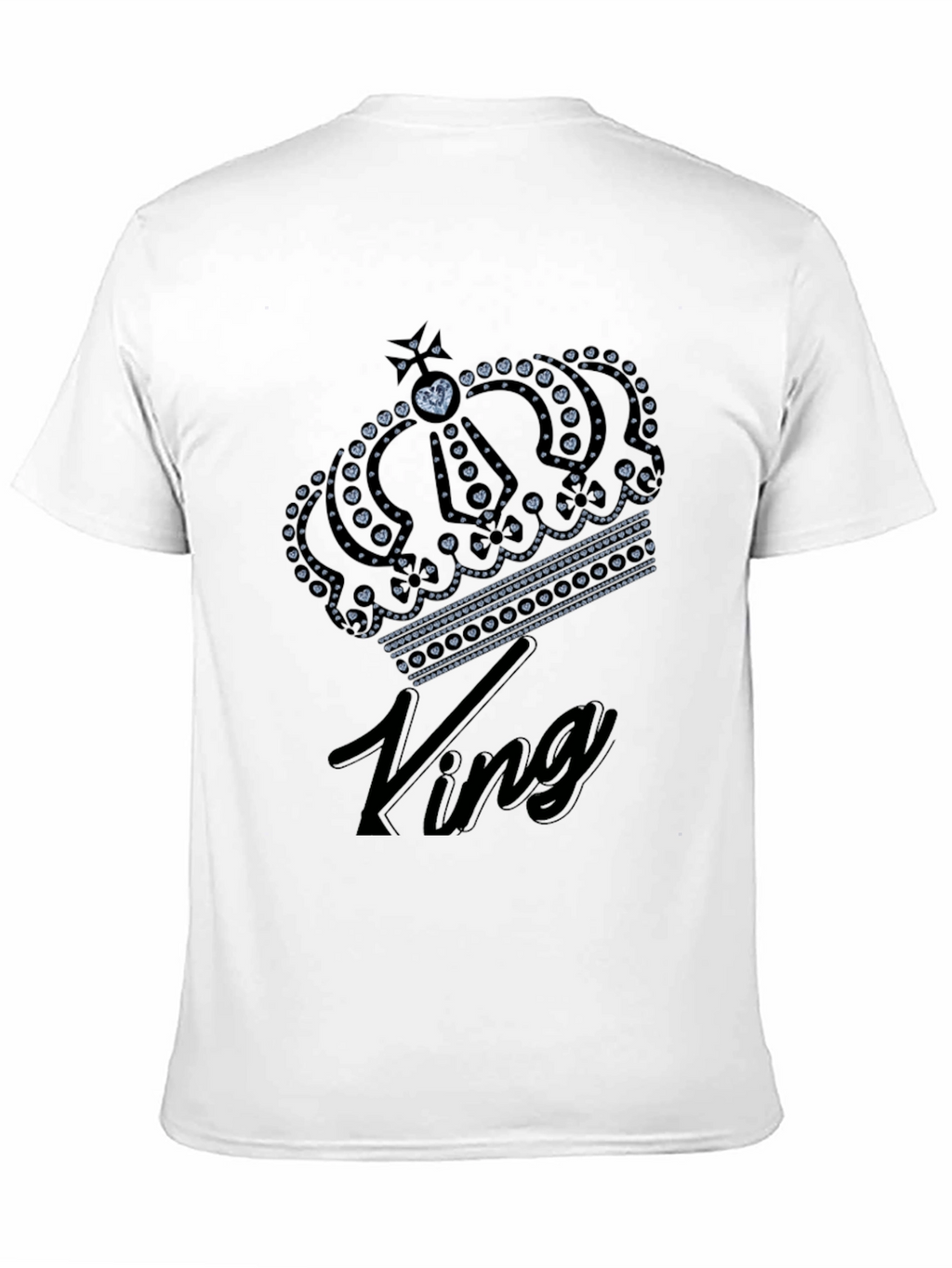King Crown Graphic Black T-Shirt