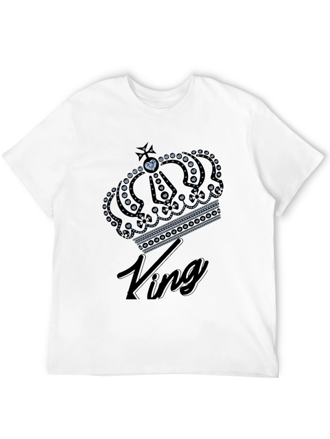 King Crown Graphic Black T-Shirt