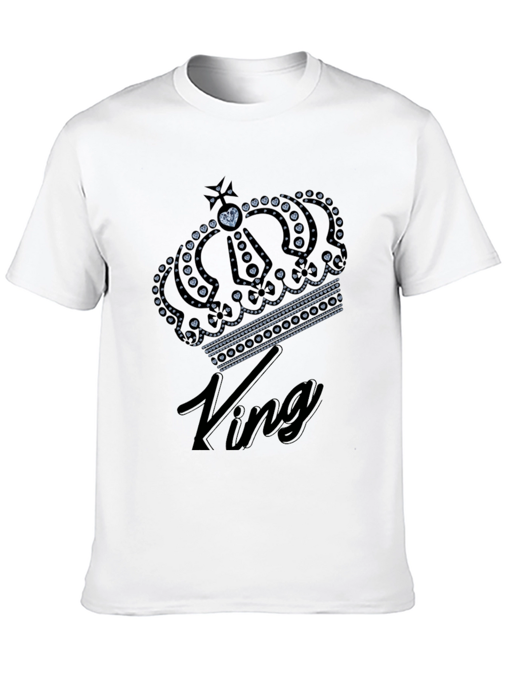 King Crown Graphic Black T-Shirt