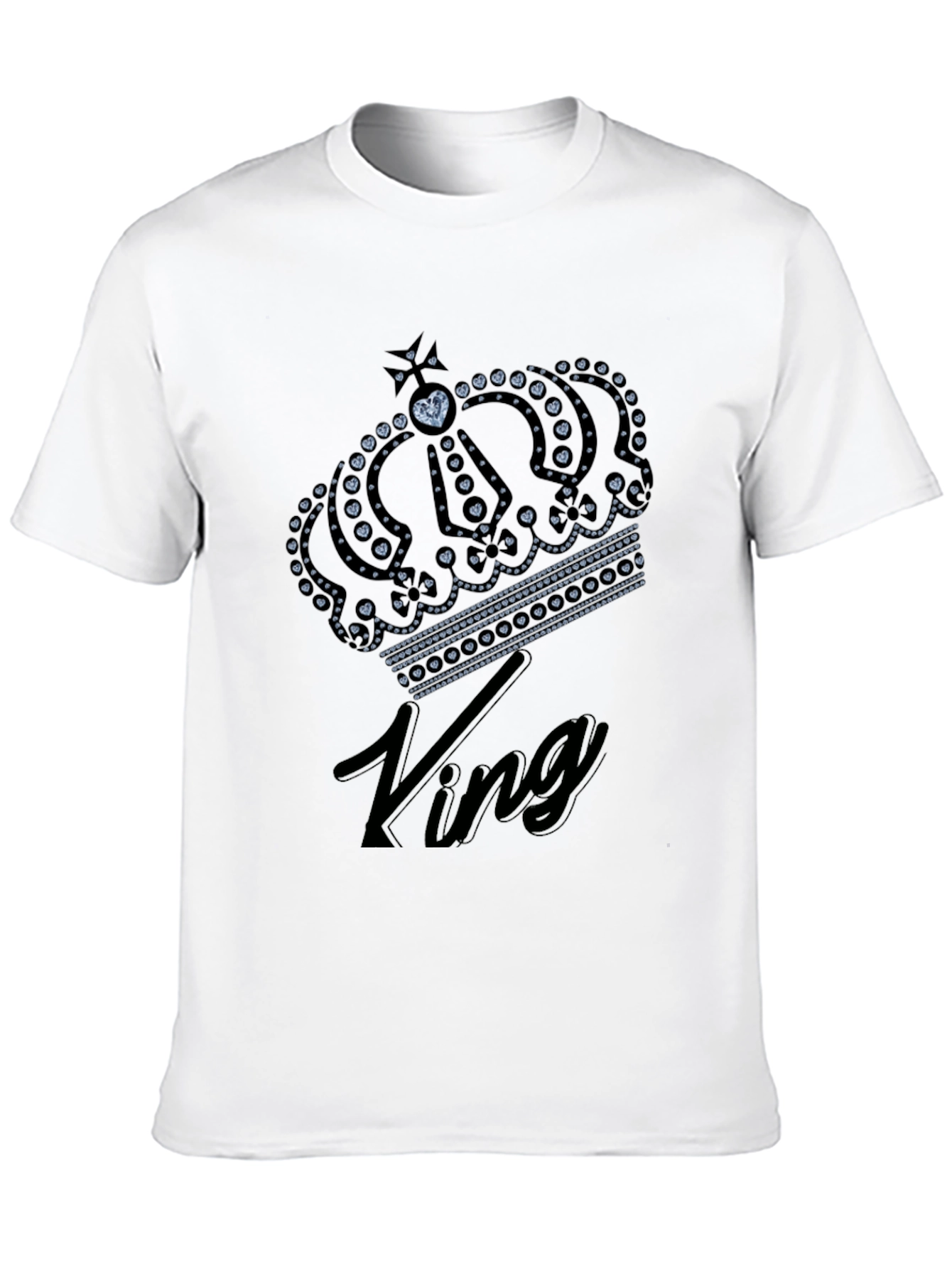 King Crown Graphic Black T-Shirt