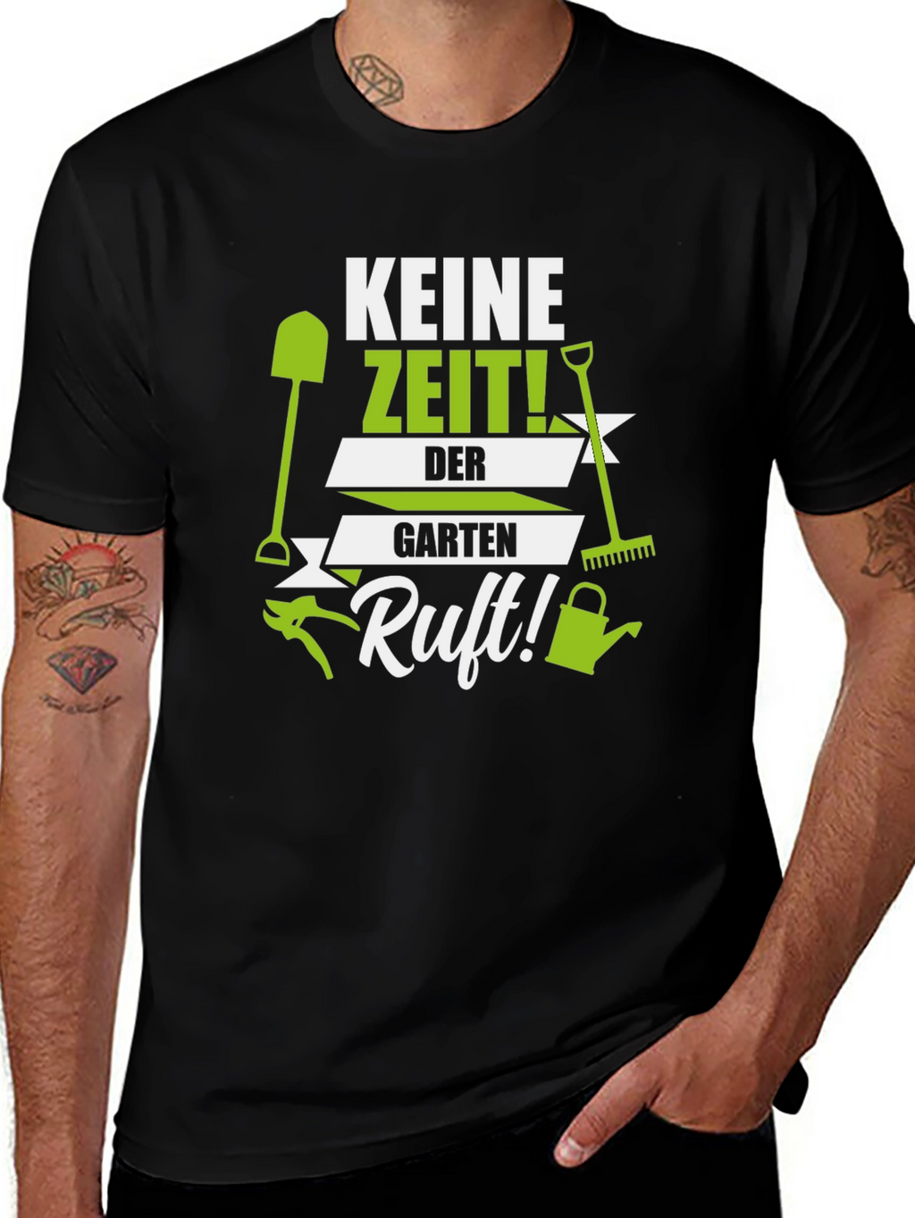 Gardening T-Shirt: Keine Zeit! Garten Ruft!