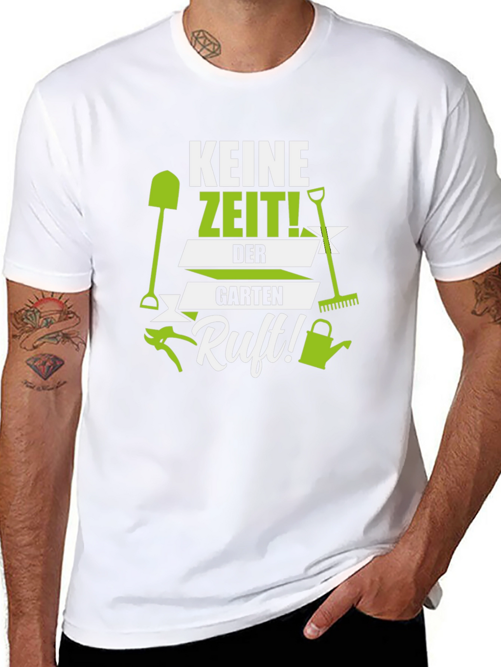 Gardening T-Shirt: Keine Zeit! Garten Ruft!