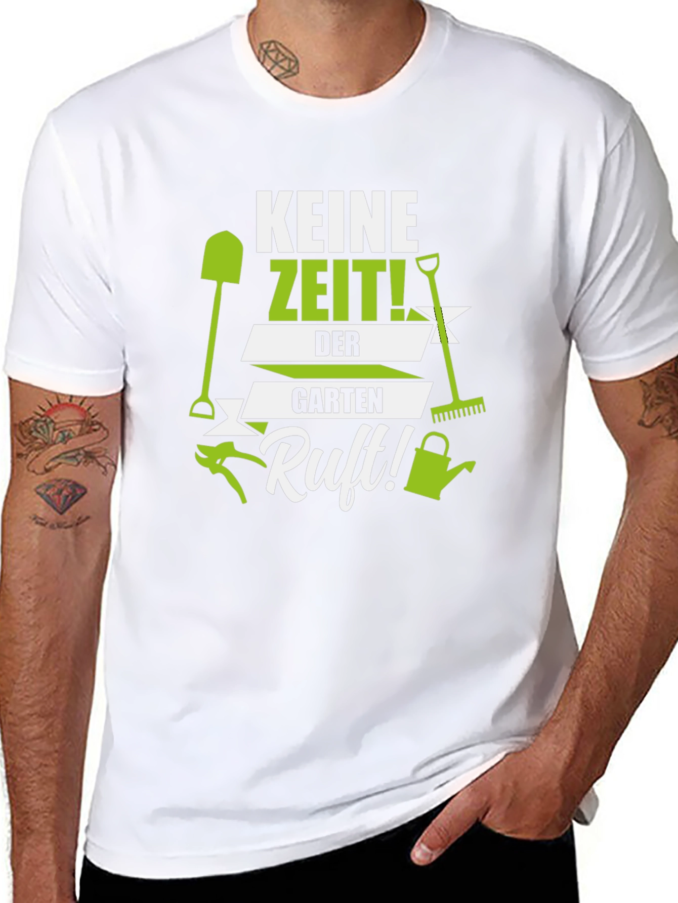 Gardening T-Shirt: Keine Zeit! Garten Ruft!