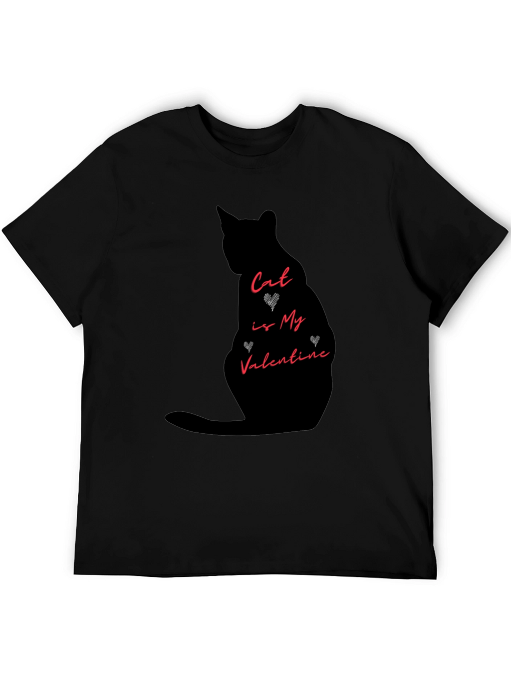 Cat is My Valentine Graphic Tee