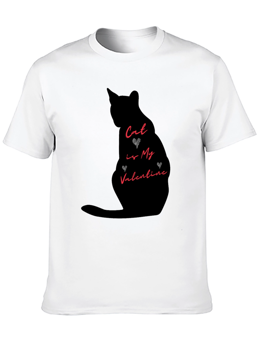 Cat is My Valentine Graphic Tee
