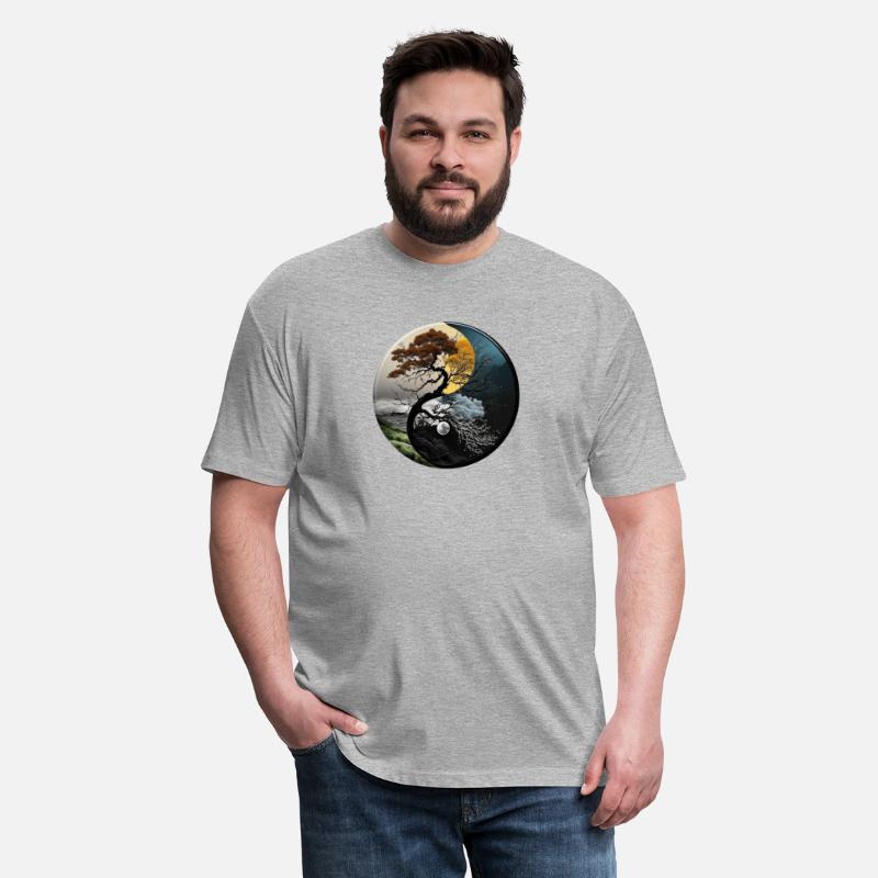 Tree of Life Fractal Moon Phase Tai Chi Women Men