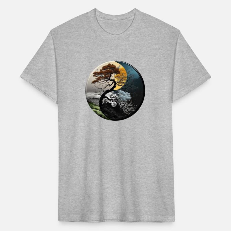 Tree of Life Fractal Moon Phase Tai Chi Women Men