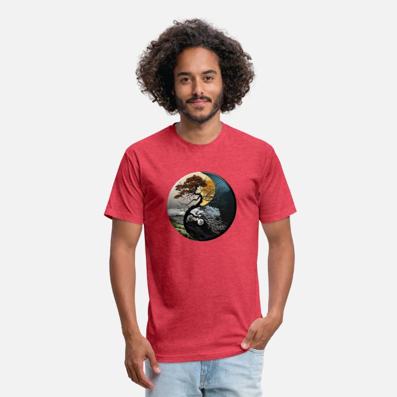 Tree of Life Fractal Moon Phase Tai Chi Women Men