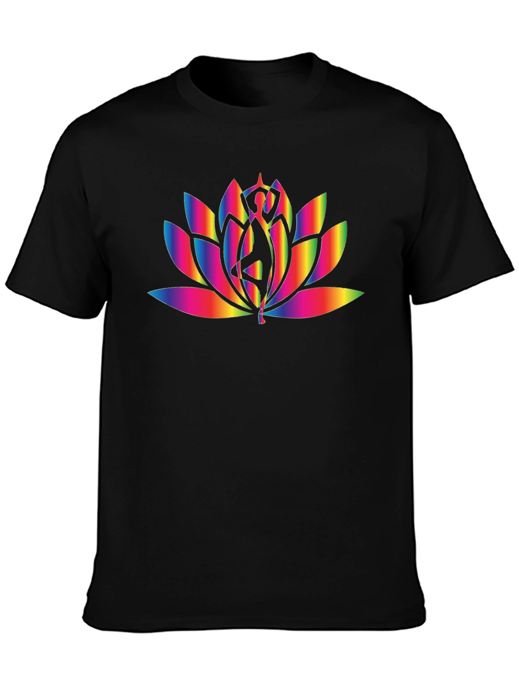 Rainbow Yoga Lotus T-Shirt
