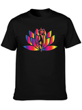 Rainbow Yoga Lotus T-Shirt