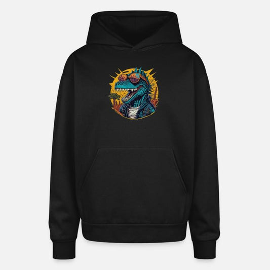 Trendy Dinosaur in Streetwear Art