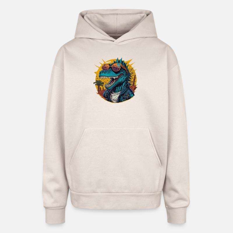 Trendy Dinosaur in Streetwear Art